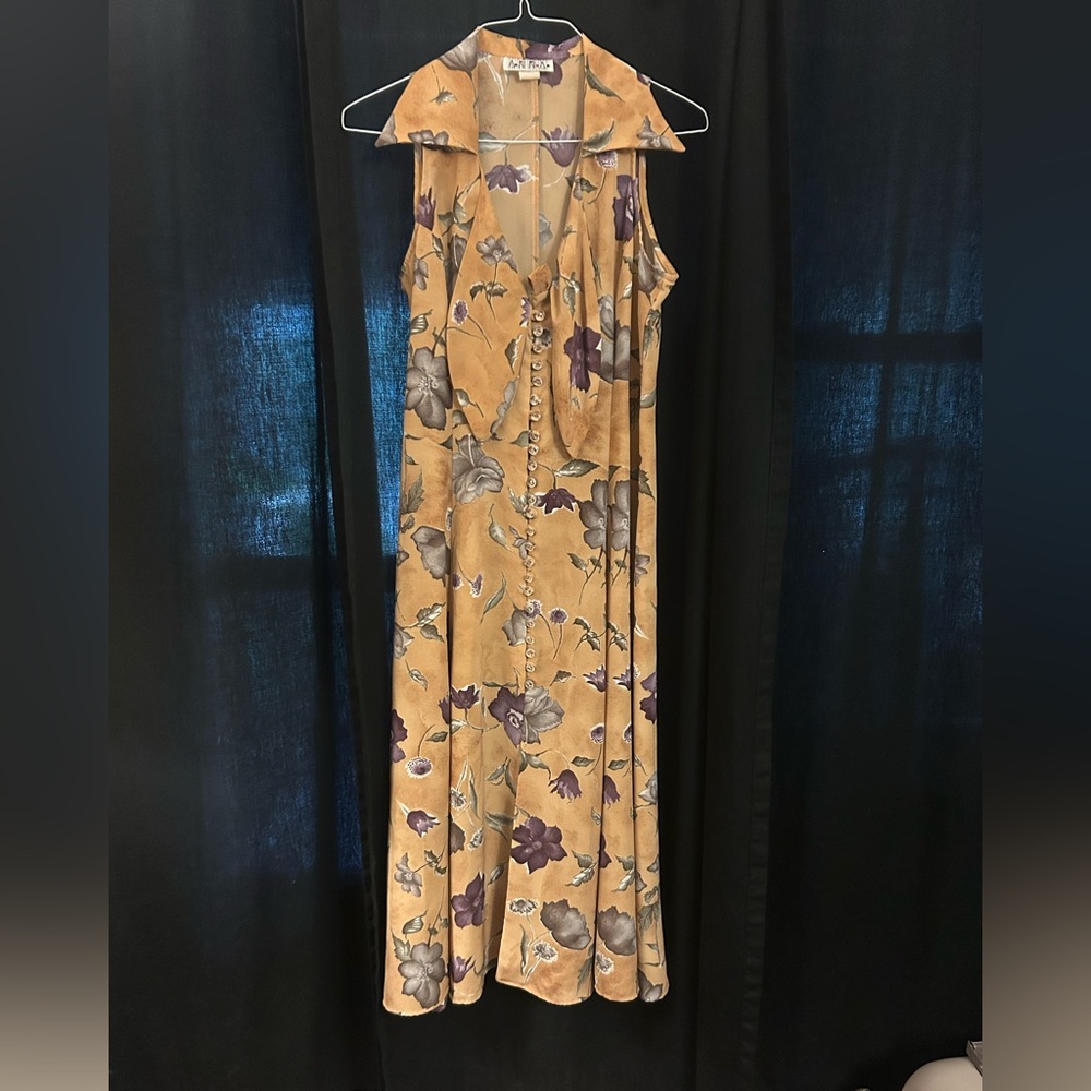 Vintage Anna Floral Maxi Dress